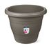 Vaso para Jardim 28cm Plástico Cinza Primafer