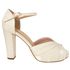 SANDÁLIA DE NOIVA CELENE OFF WHITE