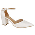SCARPIN DE NOIVA MALU BRANCO