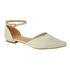SAPATILHA DE NOIVA LORENA OFF WHITE