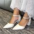 SCARPIN DE NOIVA COM SALTO BLOCO CONFORTÁVEL SM BRANCO