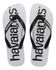Chinelo Havaianas Top LogoMania Branco/Preto
