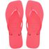 Chinelo Havaianas Slim Square-Coral Tropical