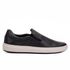 Tênis Sapatênis Casual Slip On Masculino Sintético Preto CRE0075