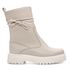 Bota Feminina Tratorada em Couro Cano Médio Snow Aproprie 