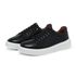 Tênis de Amarrar Minimalista Preto Sola Alta Clean