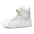 Tênis Sneaker Feminino Couro Legitimo Branco Calçado Fitness