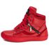Tênis Sneaker Unissex Couro Legitimo Vermelho Calçado Fitness