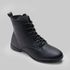 Bota Feminina Veneza01 Confortável E Leve Com Zíper Cano Baixo Preto 2641