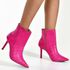 Bota Via Marte de Cano Curto com Textura 226406 Pink 2050