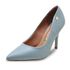 Scarpin Casual Feminino Salto Alto Vizzano 1841101 Turquesa 1695