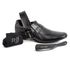 Kit 4 em 1 Sapato Social Masculino em Couro Rafarillo 3401100 Preto 331