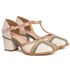 Sapato Boneca - BOSSA - Off White, Sálvia E Bali - 400.59