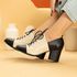 Sapato Boneca CITRINO - Preto e Off White - 400.39