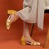 Sapato Boneca - RESPIRO - Mostarda E Off White - 2075.7 