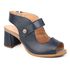 Peep Toe RetrÔ - Azul Marinho e Fendi - DESEJO