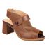 Peep Toe RetrÔ - Chocolate e Madeira - DESEJO