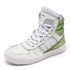 Tenis Feminino Sneakers Lirom Fitness Couro Branco/Verde 