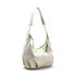 Bolsa Feminina Lirom Em Couro Legitimo Social Festa Luxo Creme