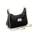 Bolsa Feminina Pequena Marca Lirom Couro Legitimo Preto
