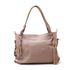 Bolsas Femininas Grande De Couro Legitimo Lirom Alça de Ombro Rosê