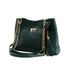 Bolsas Femininas Couro Legítimo Lirom Alça Corrente Dourada Luxuosa Verde