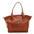 Bolsas Femininas Grande De Couro Legitimo Macio Lirom Super Luxuosa Caramelo