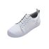 Tênis Casual Lirom Flat Em Couro Branco