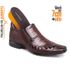 Sapato Social Rafarillo Vegas Aumenta Altura Em Couro 3283 Mogno