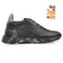 Tênis Casual Masculino Em Couro Rafarillo Beats Alth 68052 Preto/Preto