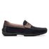 Mocassim Conforto Masculino Melbourne em Couro Dark Blue 