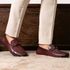 Mocassim Masculino Mallorca Em Couro Burgundy Savelli