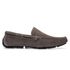 Mocassim Masculino Atlanta Em Couro Cinza Escuro Savelli
