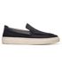 Tênis Slip On Masculino Florence em Couro Azul Marinho Savelli