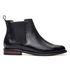 Bota Feminina Victoria Chelsea Em Couro Preto Savelli