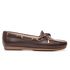Mocassim Feminino Lille Em Couro Café Savelli 