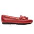 Mocassim Feminino Lille Em Couro Vermelho Savelli 