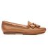 Mocassim Feminino Lille Em Couro Tan Savelli 