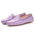 Mocassim Feminino Nice Em Couro Lavanda Savelli