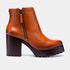 Bota Coturno Paola Plataforma Salto tratorado Whisky