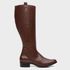 Bota Feminina Montaria Valentina em Couro Whisky