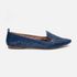 Mocassim Feminino Sara em Couro Marinho 