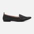 Mocassim Feminino Sara em Couro Preto
