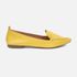 Mocassim Feminino Ana em Couro Amarelo