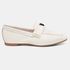 Mocassim Feminino Rita em Couro Off White