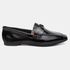 Mocassim Feminino Rita em Couro Preto