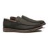 SAPATO MOCASSIM MASCULINO CASUAL EM COURO CINZA