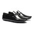 Sapato Driver Masculino Casual Em Couro Preto