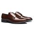 Sapato Derby Masculino Social Em Couro Marrom 