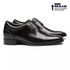 SAPATO DERBY MASCULINO SOCIAL EM COURO PRETO